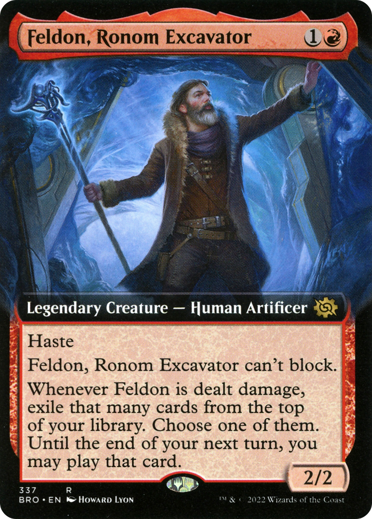 Feldon, Ronom Excavator (BRO-337) - The Brothers' War: (Extended Art) Foil