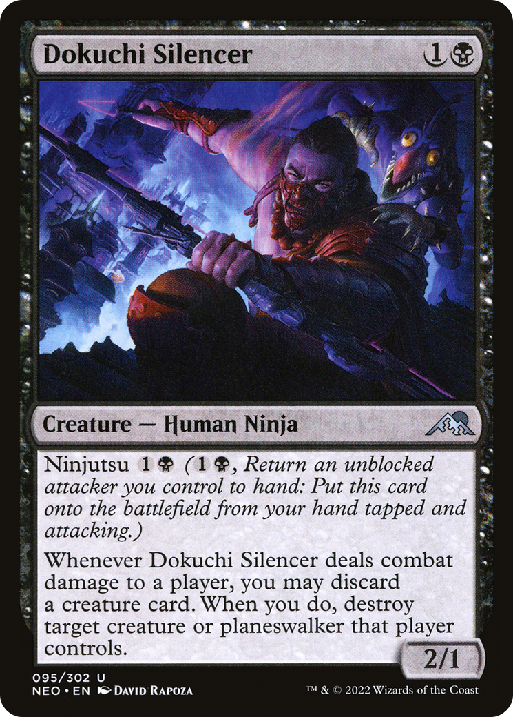 Dokuchi Silencer (NEO-095) - Kamigawa: Neon Dynasty