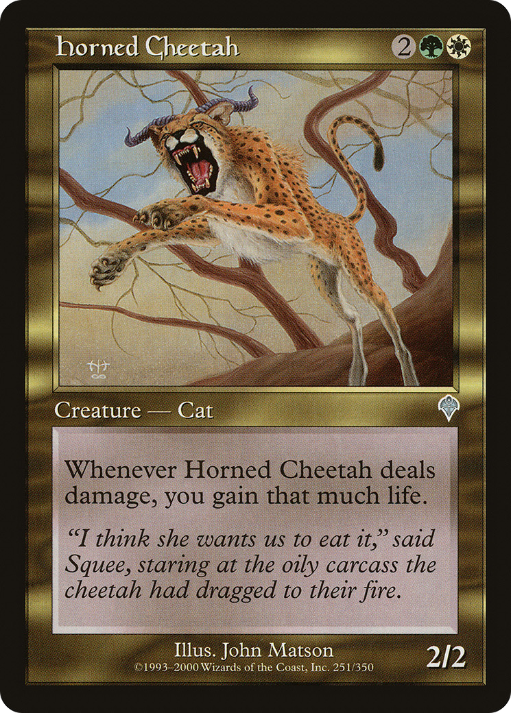 Horned Cheetah (INV-251) - Invasion