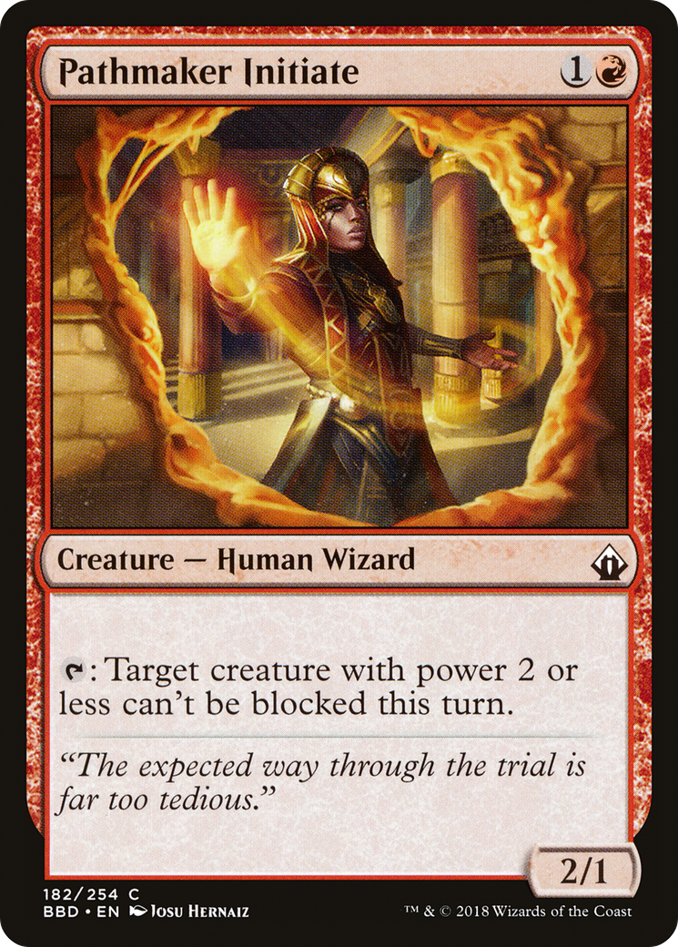 Pathmaker Initiate (BBD-182) - Battlebond Foil
