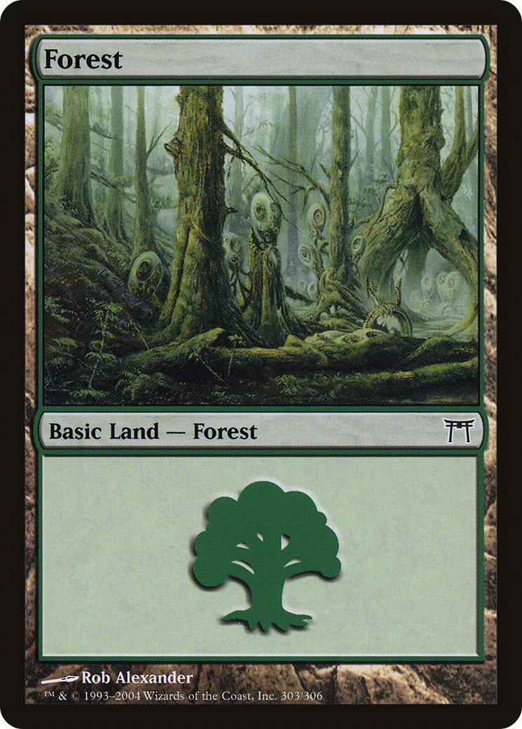 Forest (CHK-303) - Champions of Kamigawa