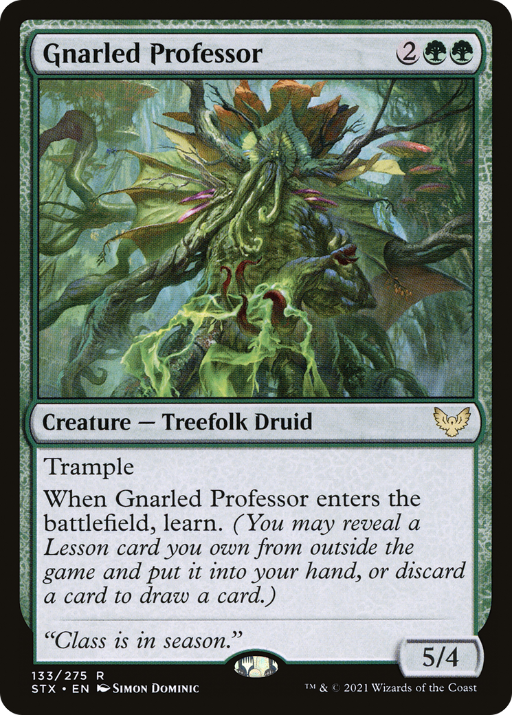 Gnarled Professor (STX-133) - Strixhaven: School of Mages Foil