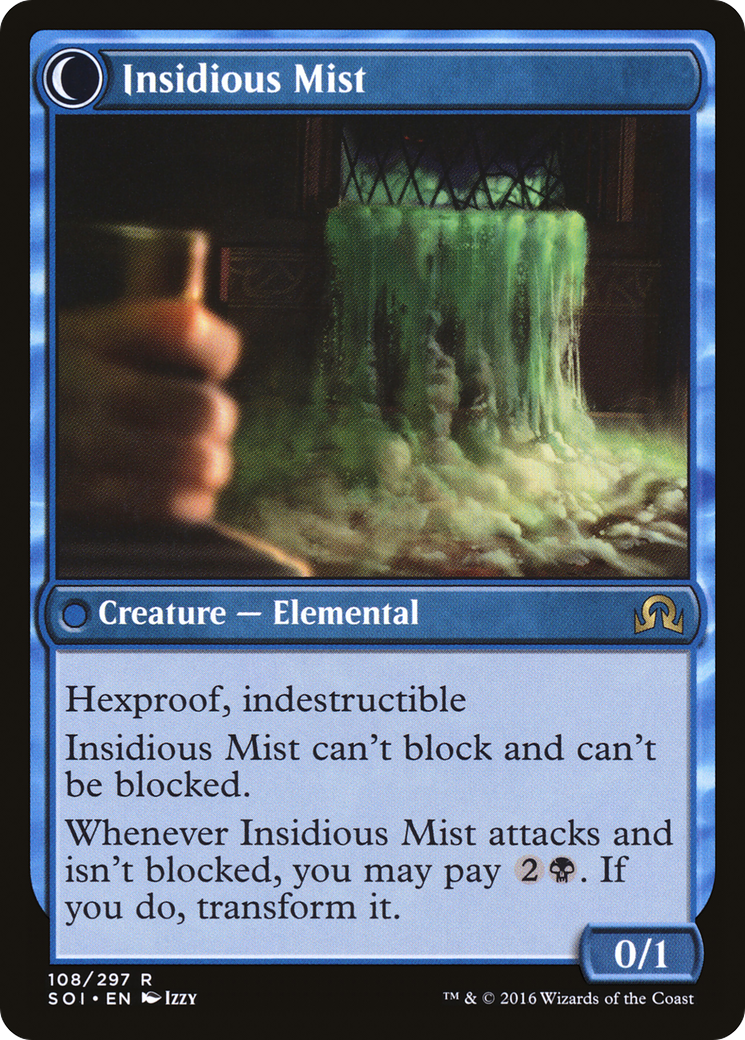 Elusive Tormentor // Insidious Mist (SOI-108) - Shadows over Innistrad: (Double Faced Transform)