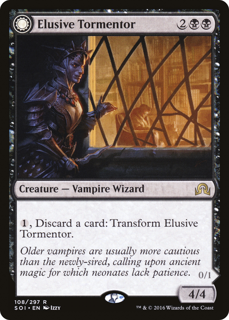 Elusive Tormentor // Insidious Mist (SOI-108) - Shadows over Innistrad: (Double Faced Transform) Foil