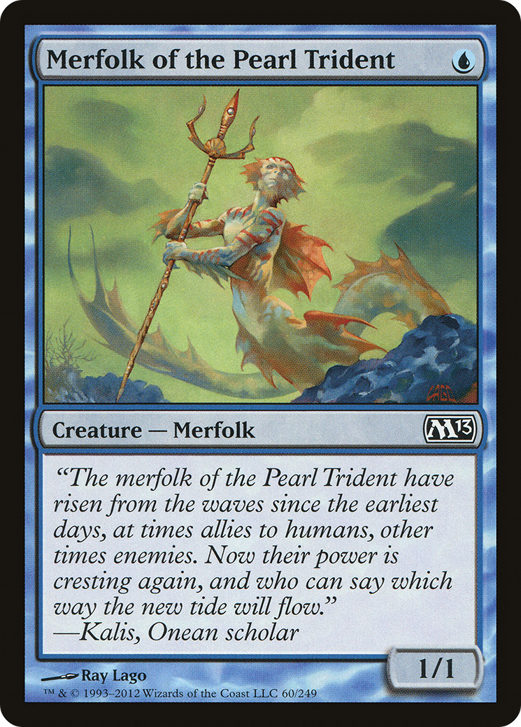 Merfolk of the Pearl Trident (M13-060) - Magic 2013 Foil