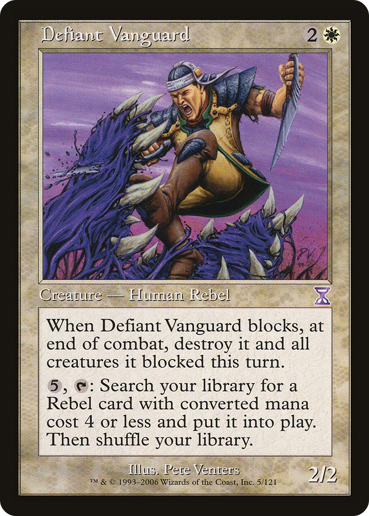 Defiant Vanguard (TSB-005) - Time Spiral Timeshifted