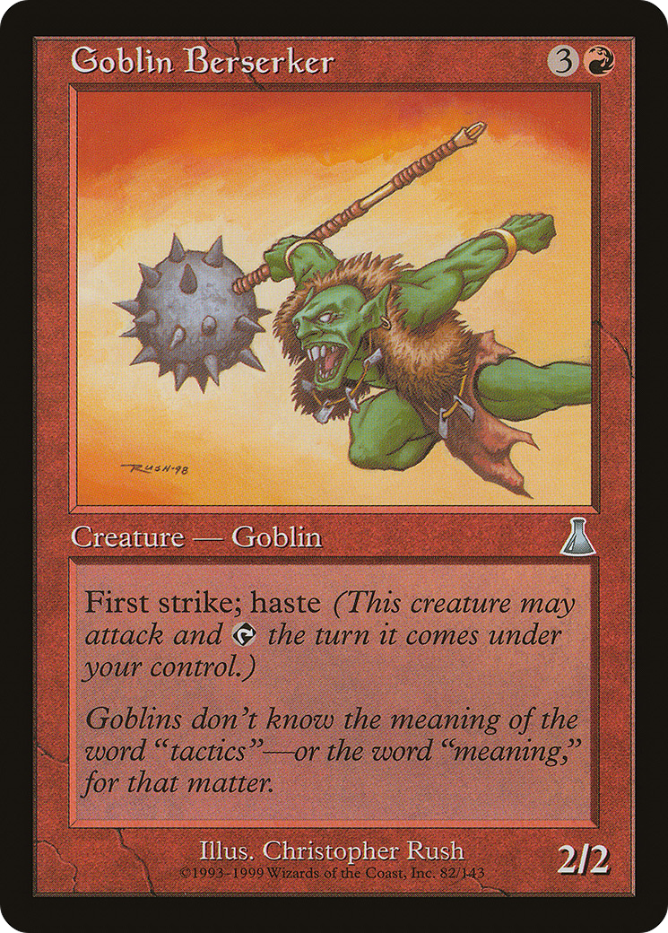 Goblin Berserker (UDS-082) - Urza's Destiny Foil