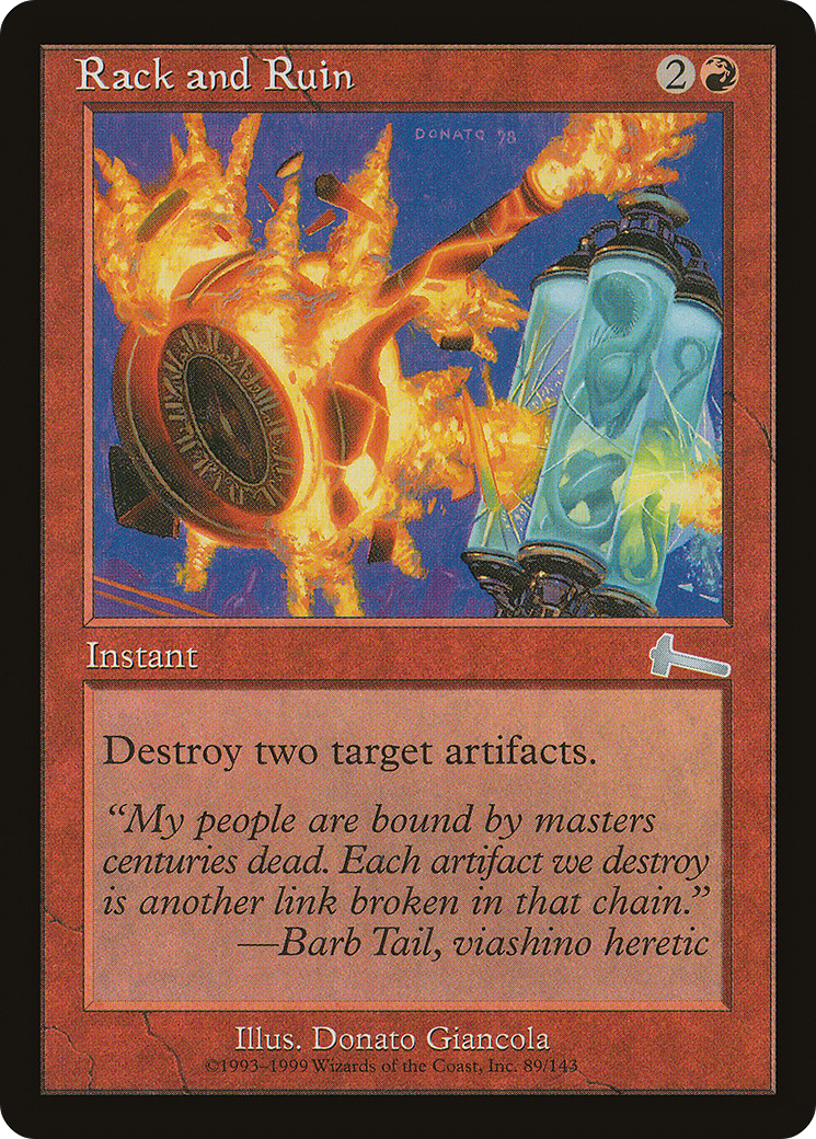 Rack and Ruin (ULG-089) - Urza's Legacy Foil