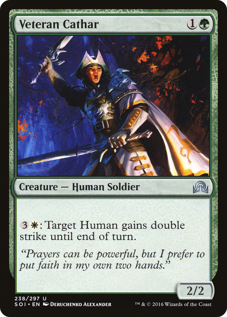 Veteran Cathar (SOI-238) - Shadows over Innistrad