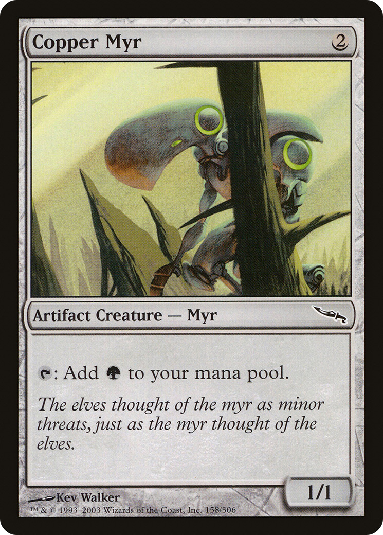 Copper Myr (MRD-158) - Mirrodin