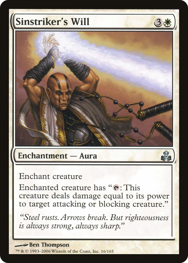Sinstriker's Will (GPT-016) - Guildpact