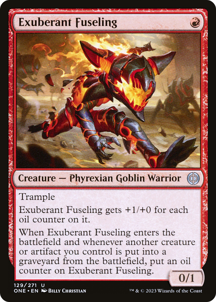 Exuberant Fuseling (ONE-129) - Phyrexia: All Will Be One