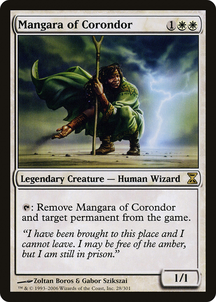 Mangara of Corondor (TSP-028) - Time Spiral Foil