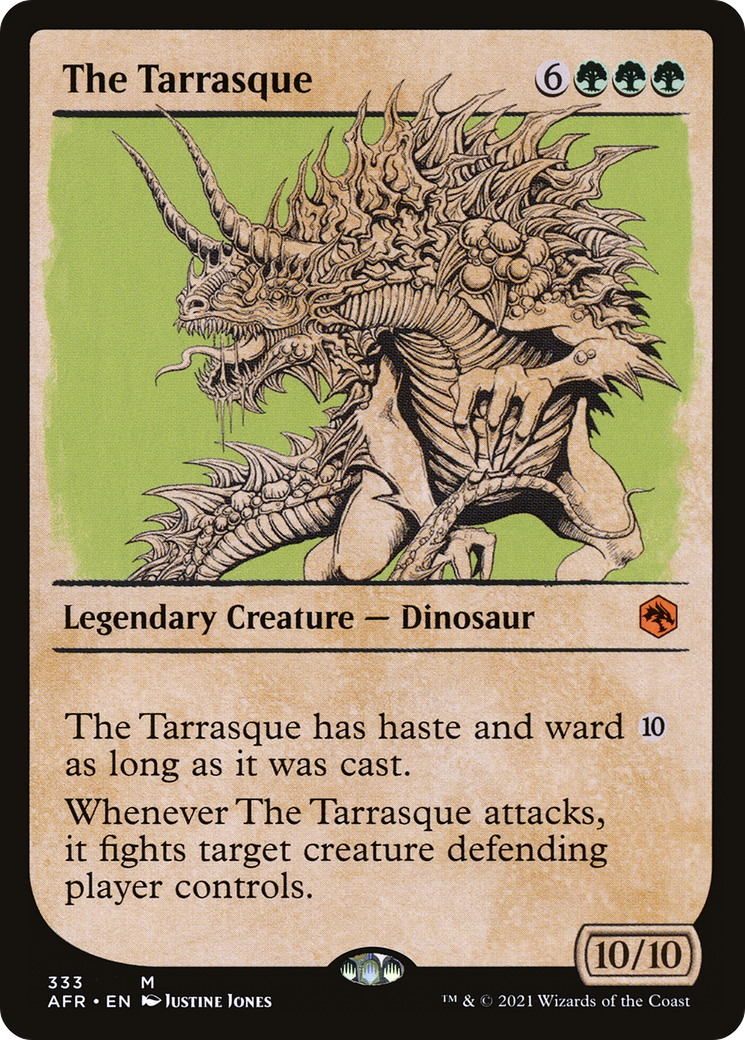 The Tarrasque (AFR-333) - Adventures in the Forgotten Realms: (Showcase) Foil