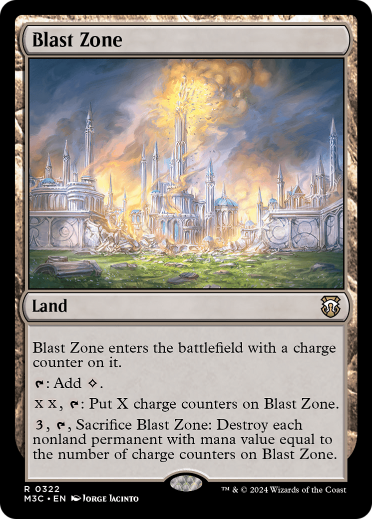 Blast Zone (M3C-322) - Modern Horizons 3 Commander Foil
