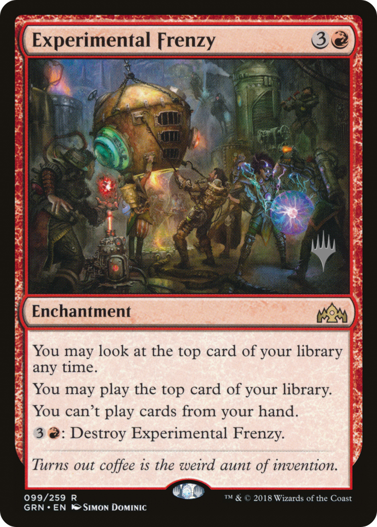 Experimental Frenzy (PPM20-99P) - Guilds of Ravnica Promos Foil