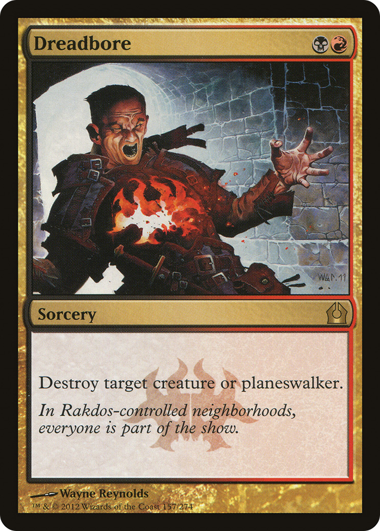 Dreadbore (RTR-157) - Return to Ravnica Foil