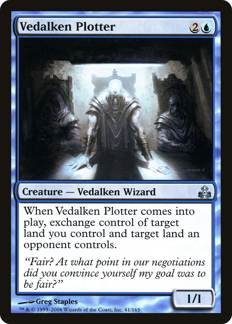 Vedalken Plotter (GPT-041) - Guildpact Foil