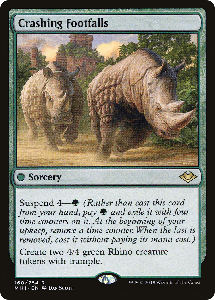 Crashing Footfalls (MH1-160) - Modern Horizons Foil