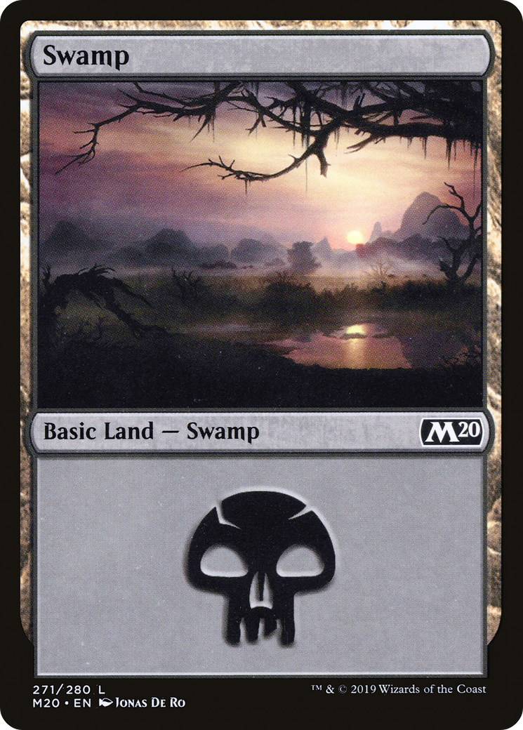 Swamp (M20-271) - Core Set 2020 Foil