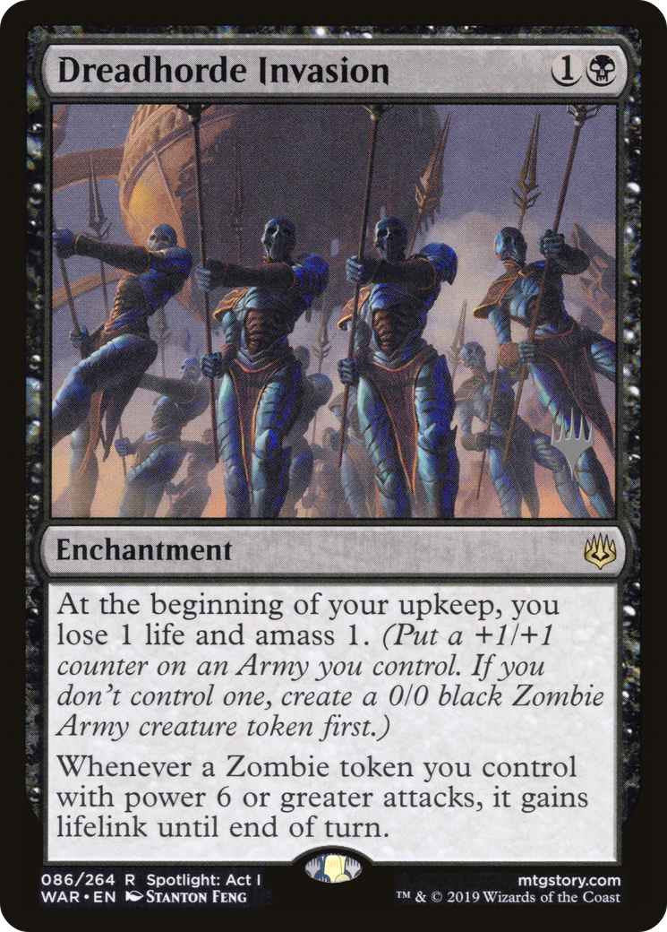 Dreadhorde Invasion (PPELD-86P) - War of the Spark Promos Foil