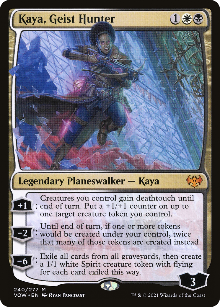 Kaya, Geist Hunter (VOW-240) - Innistrad: Crimson Vow Foil