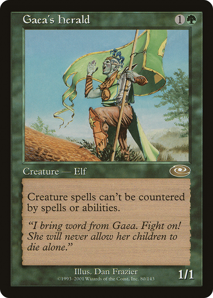 Gaea's Herald (PLS-080) - Planeshift Foil