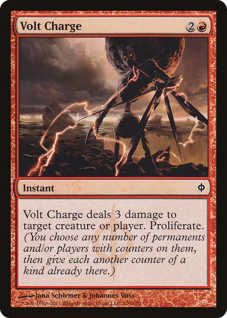 Volt Charge (NPH-100) - New Phyrexia Foil