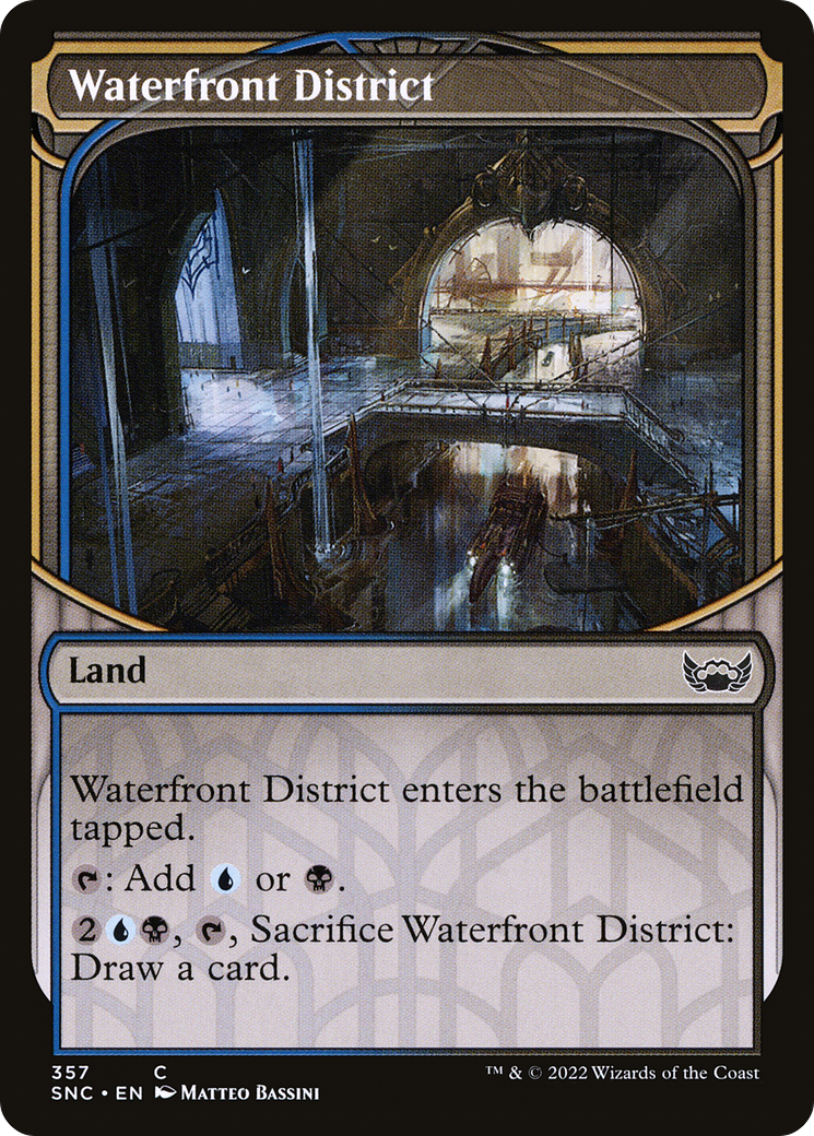 Waterfront District (SNC-357) - Streets of New Capenna: (Showcase) Foil