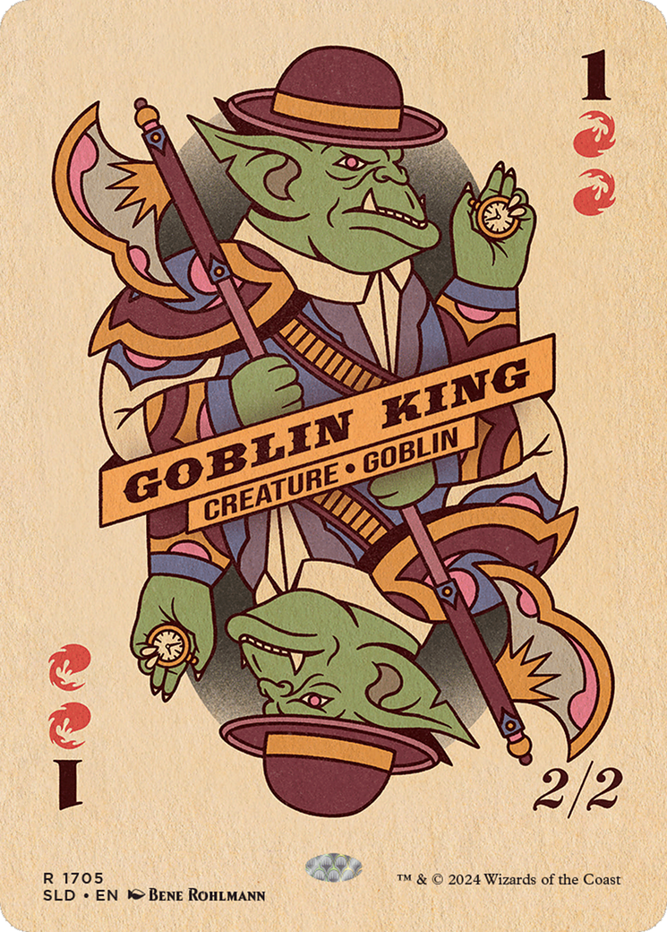 Goblin King (SLD-1705) - Secret Lair Drop (Borderless) Foil