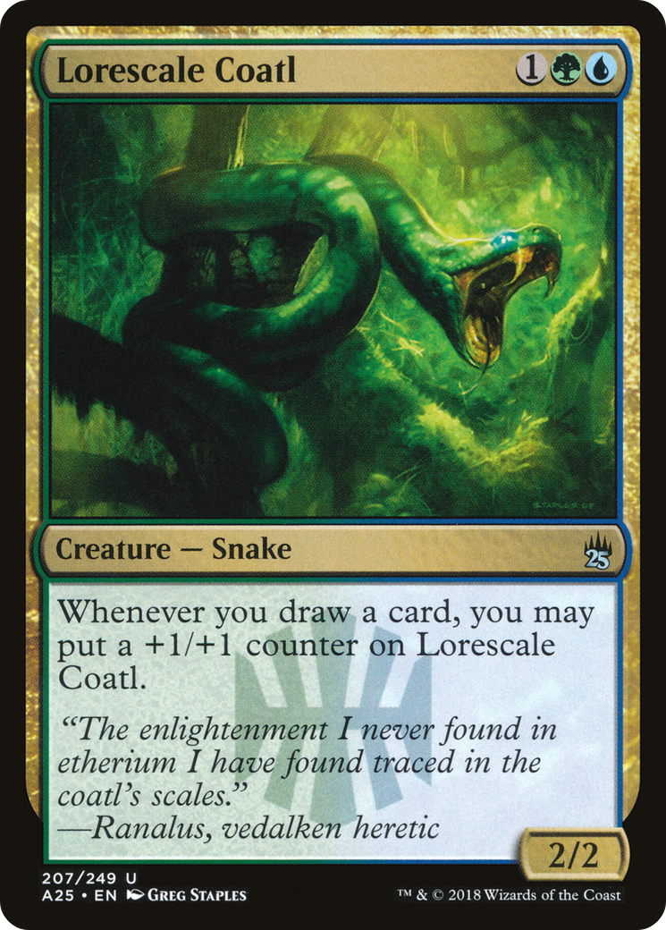Lorescale Coatl (A25-207) - Masters 25 Foil
