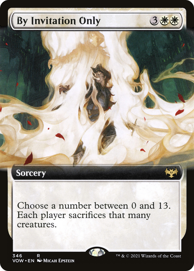 By Invitation Only (VOW-346) - Innistrad: Crimson Vow: (Extended Art) Foil