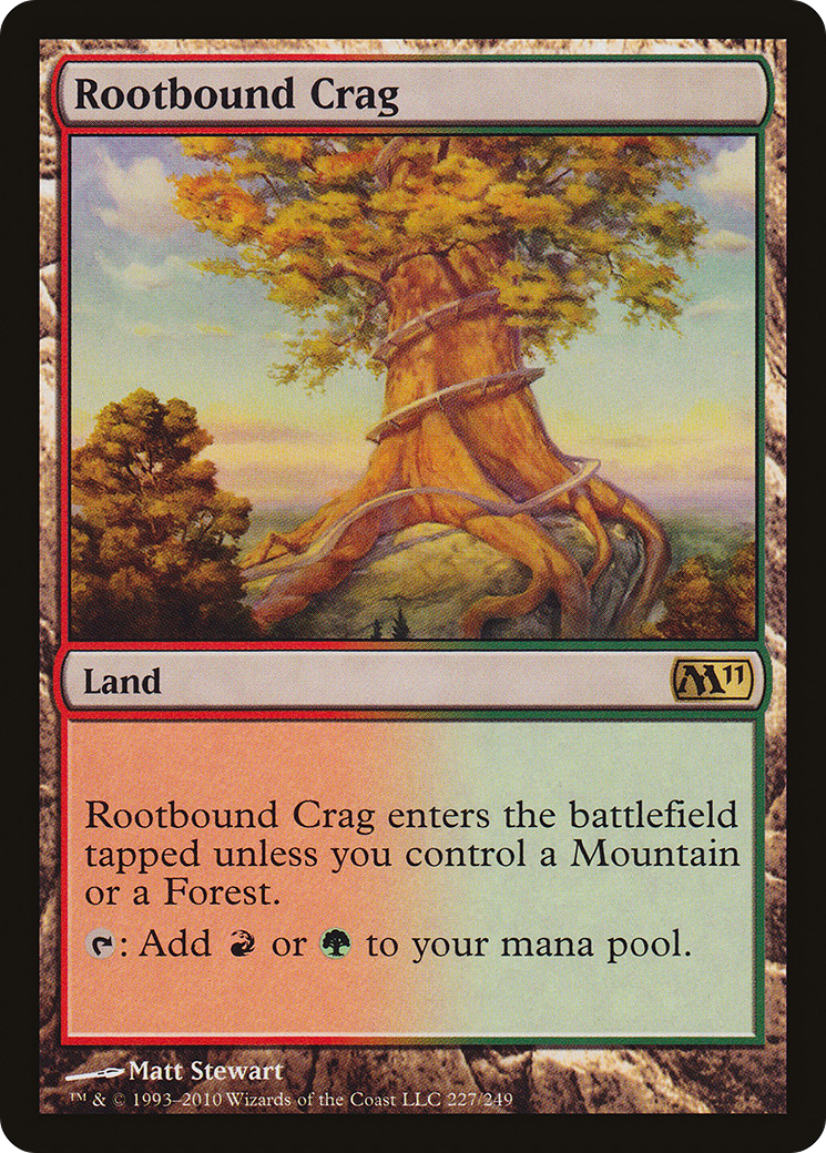 Rootbound Crag (M11-227) - Magic 2011