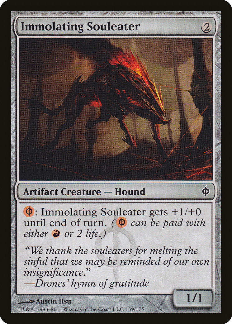 Immolating Souleater (NPH-139) - New Phyrexia