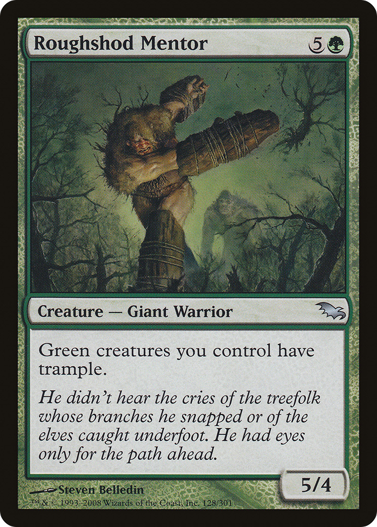 Roughshod Mentor (SHM-128) - Shadowmoor Foil
