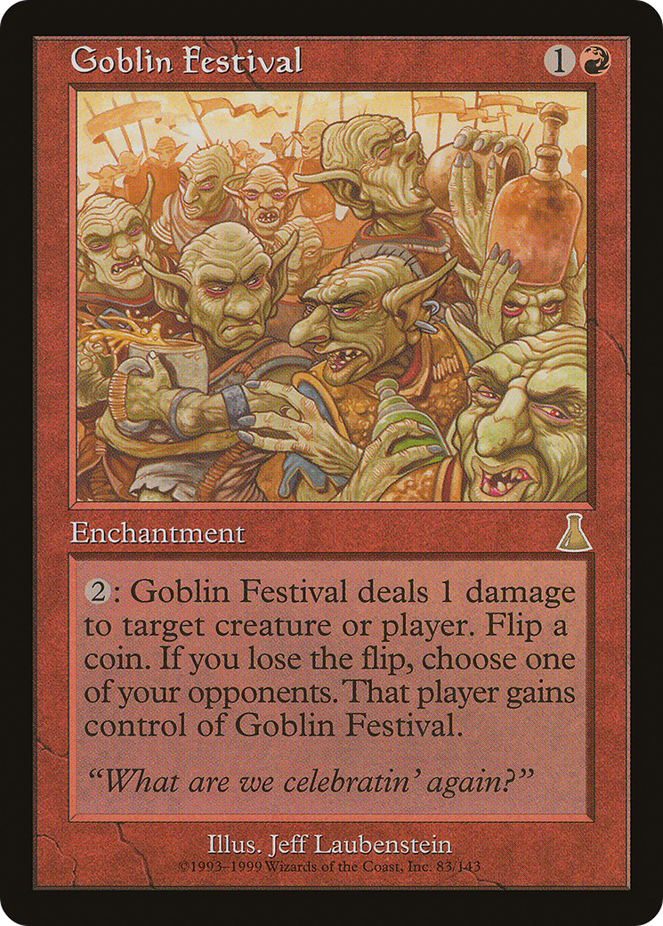 Goblin Festival (UDS-083) - Urza's Destiny