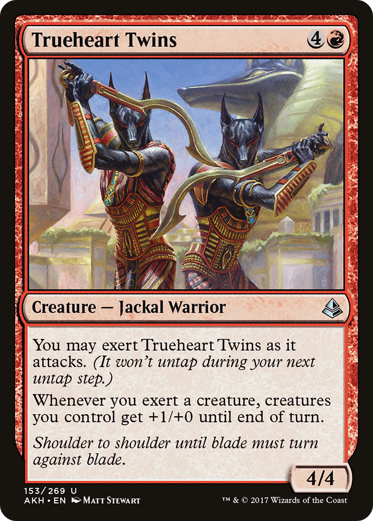Trueheart Twins (AKH-153) - Amonkhet Foil