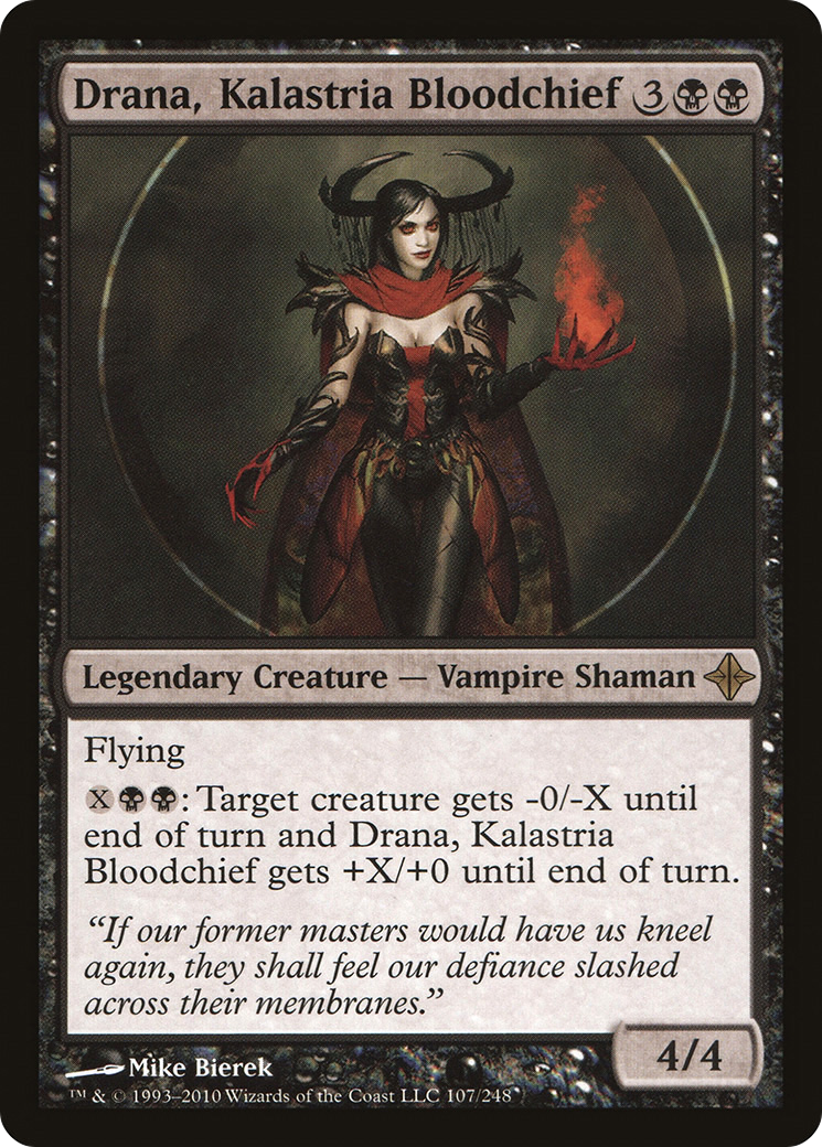 Drana, Kalastria Bloodchief (ROE-107) - Rise of the Eldrazi Foil