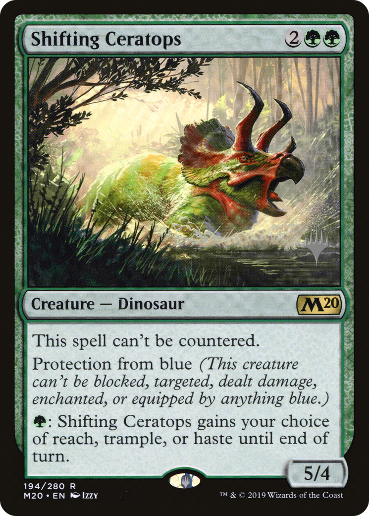 Shifting Ceratops (PPM20-194P) - Core Set 2020 Promos
