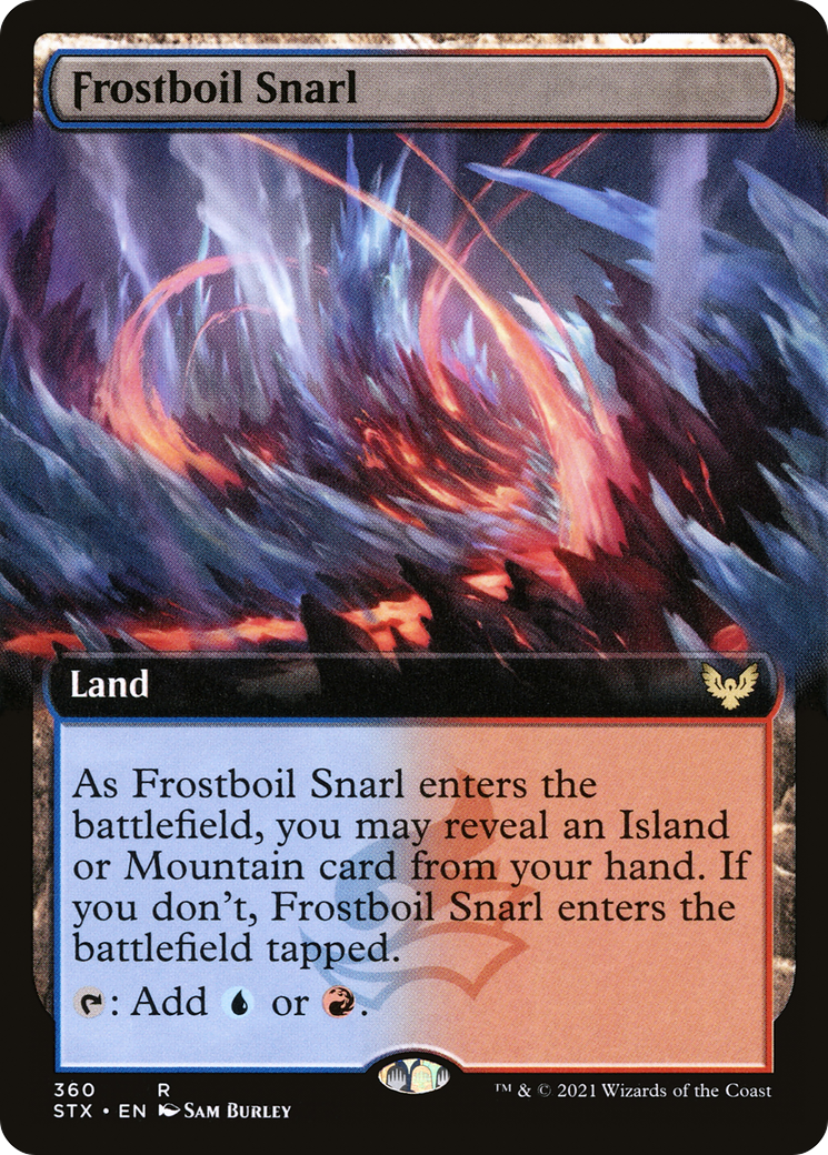 Frostboil Snarl (STX-360) - Strixhaven: School of Mages: (Extended Art) Foil