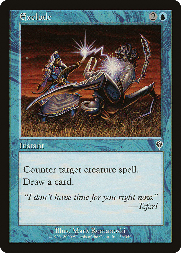 Exclude (INV-056) - Invasion Foil