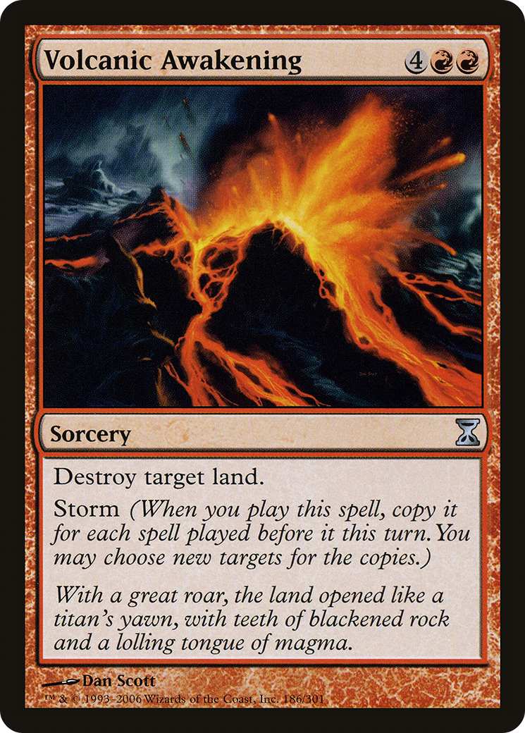 Volcanic Awakening (TSP-186) - Time Spiral Foil