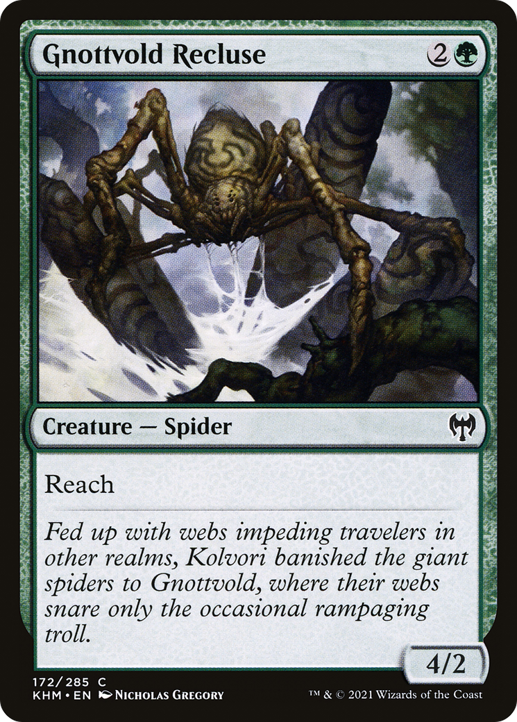 Gnottvold Recluse (KHM-172) - Kaldheim Foil