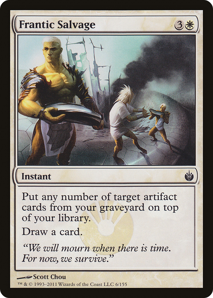 Frantic Salvage (MBS-006) - Mirrodin Besieged Foil