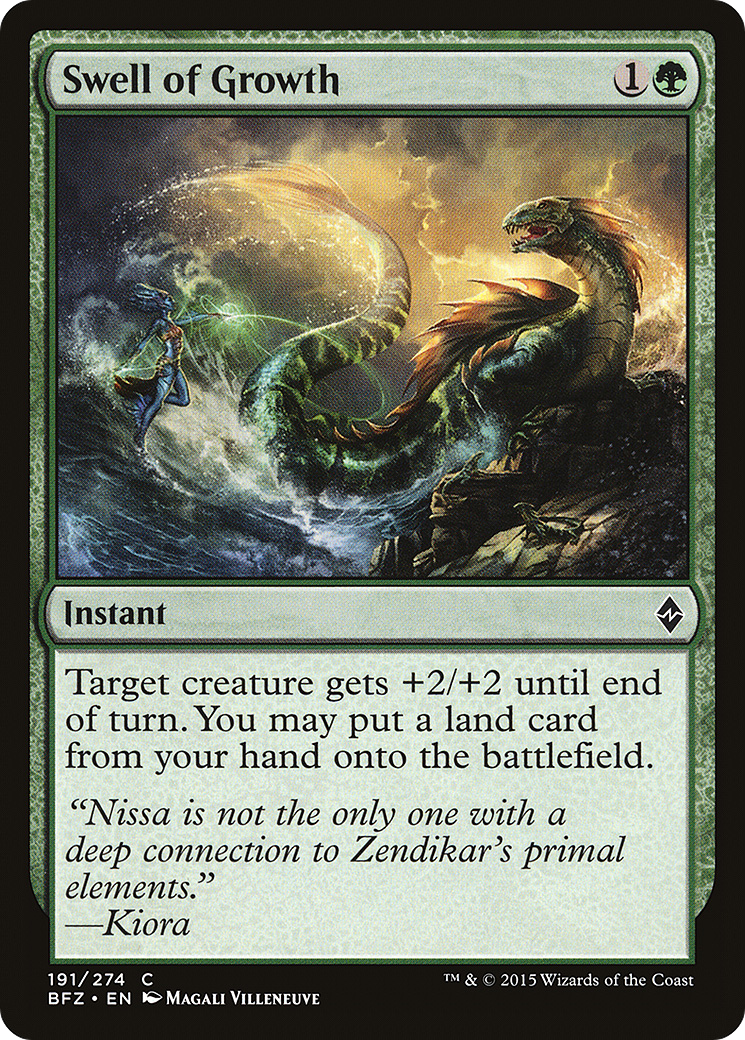 Swell of Growth (BFZ-191) - Battle for Zendikar