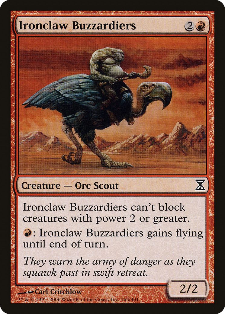 Ironclaw Buzzardiers (TSP-165) - Time Spiral Foil