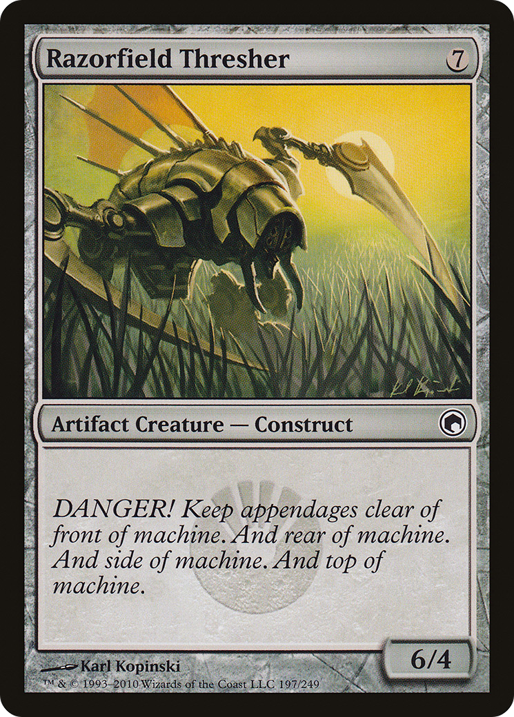 Razorfield Thresher (SOM-197) - Scars of Mirrodin Foil