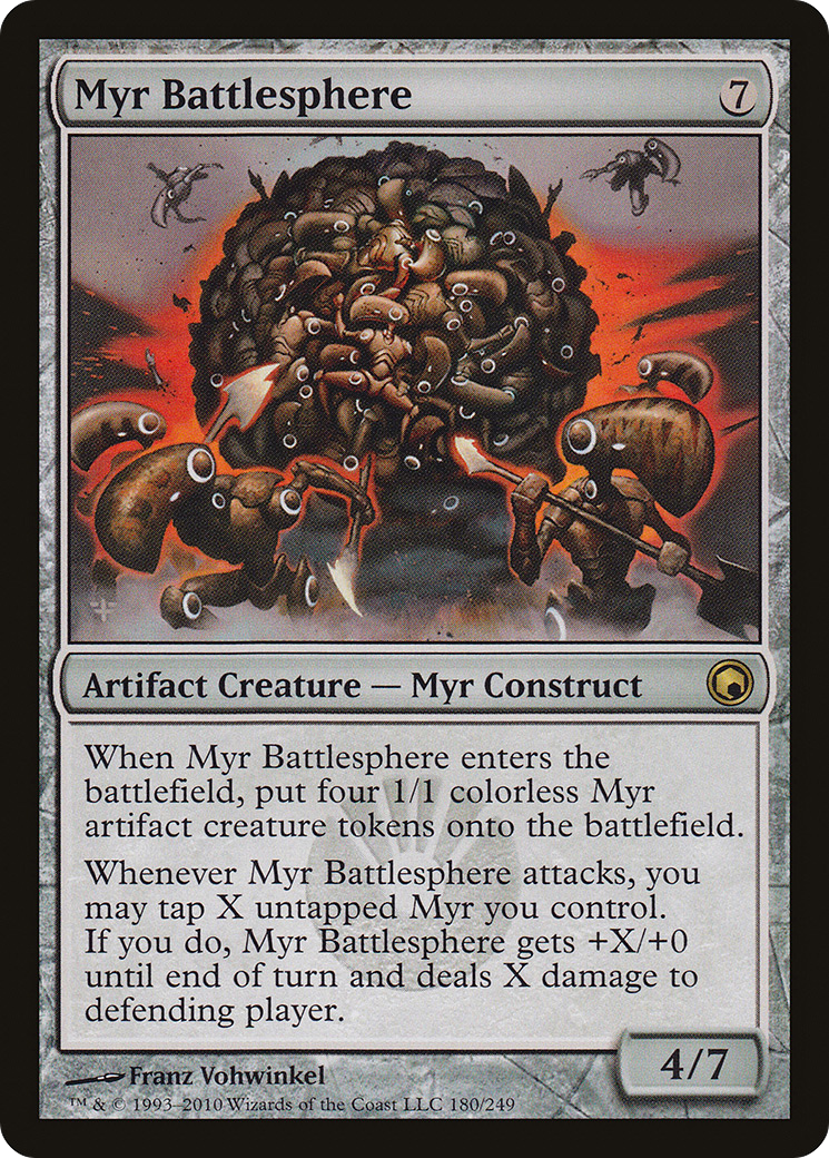 Myr Battlesphere (SOM-180) - Scars of Mirrodin