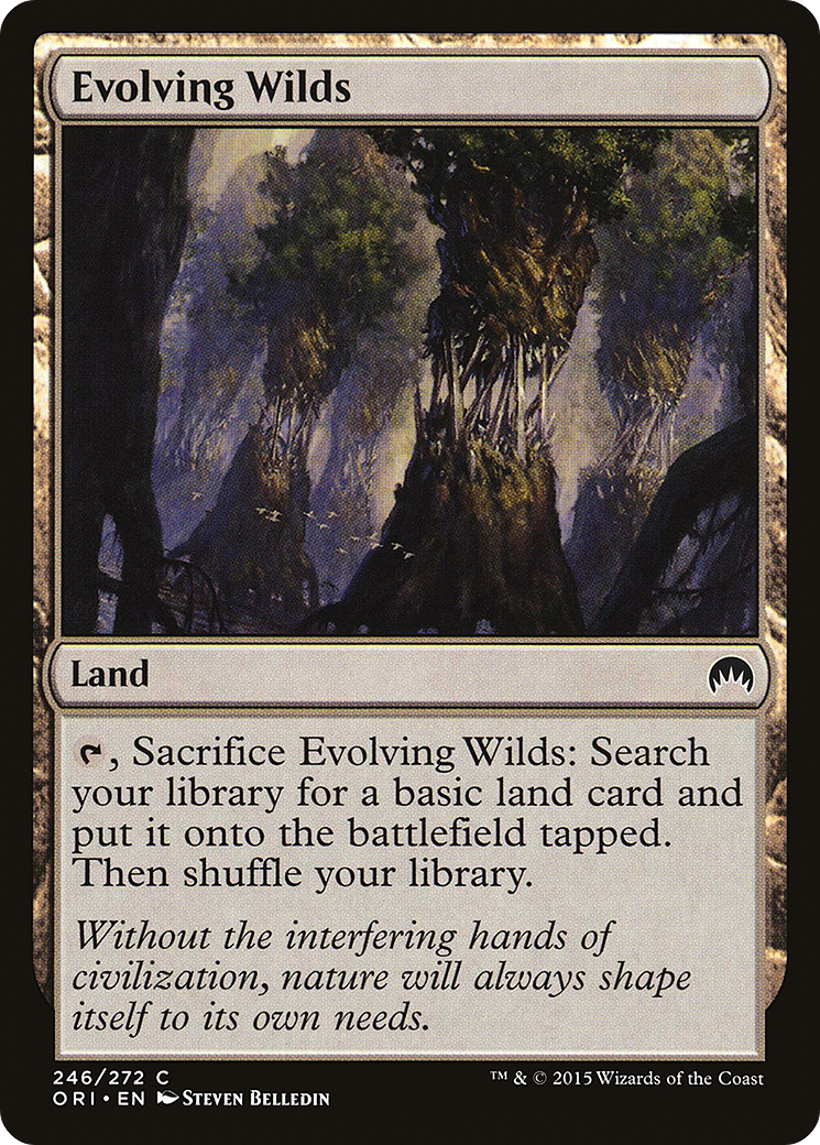 Evolving Wilds (ORI-246) - Magic Origins Foil