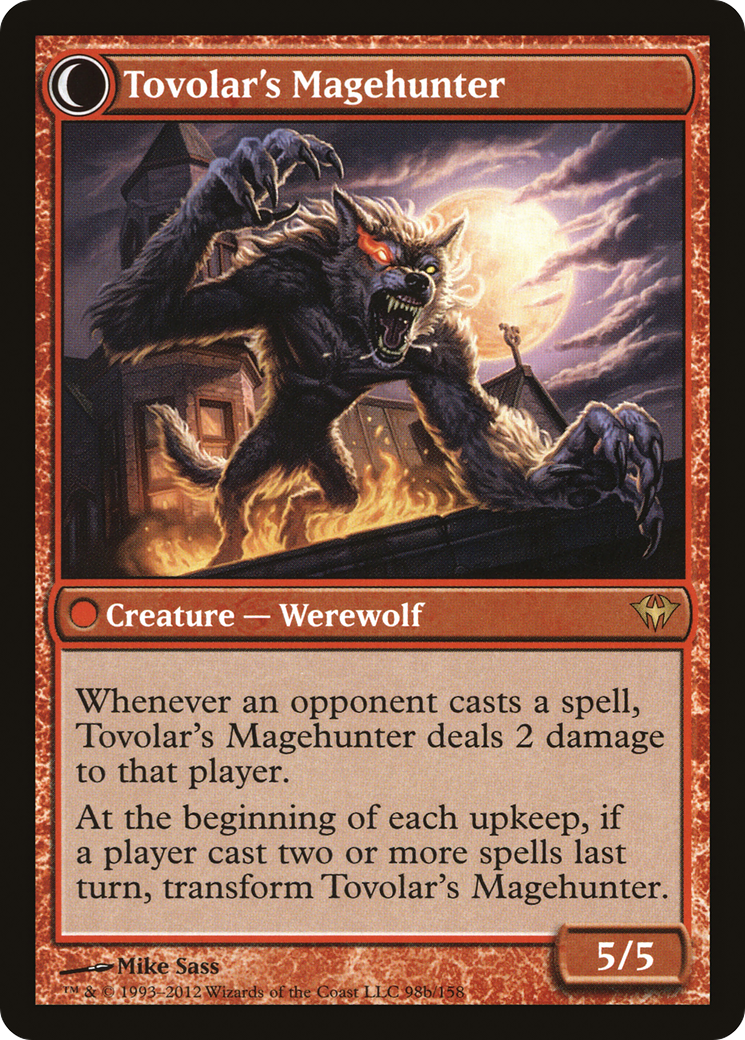 Mondronen Shaman // Tovolar's Magehunter (DKA-098) - Dark Ascension: (Double Faced Transform)